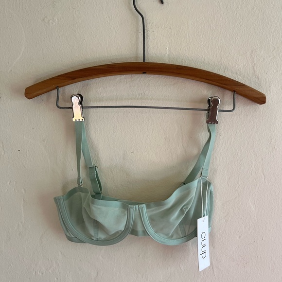 CUPP Balconette Bra in Celadon size 30 C NWT - Picture 1 of 4